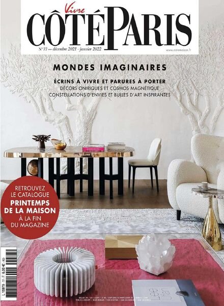 Vivre Cote Paris – decembre 2021 Cover