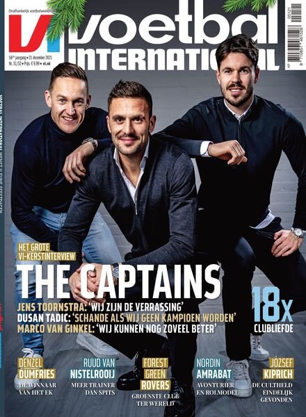 Voetbal International – 22 december 2021 Cover