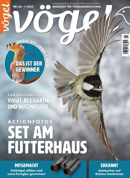 VOGEL – Magazin fur Vogelbeobachtung – 03 Dezember 2021 Cover