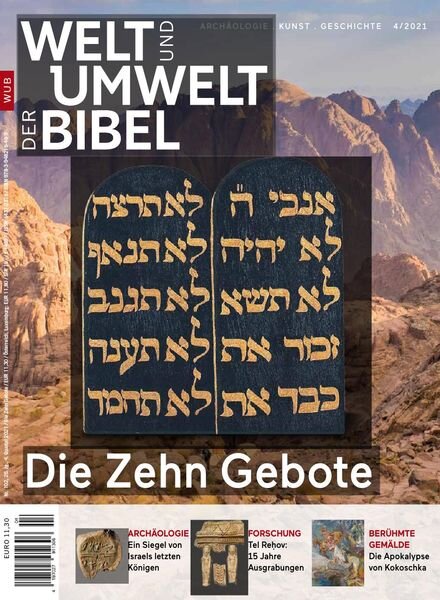 Welt und Umwelt der Bibel – Nr4 2021 Cover