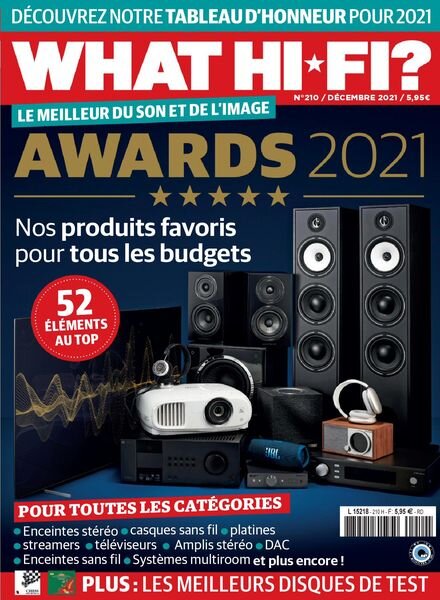 What Hifi France – decembre 2021 Cover