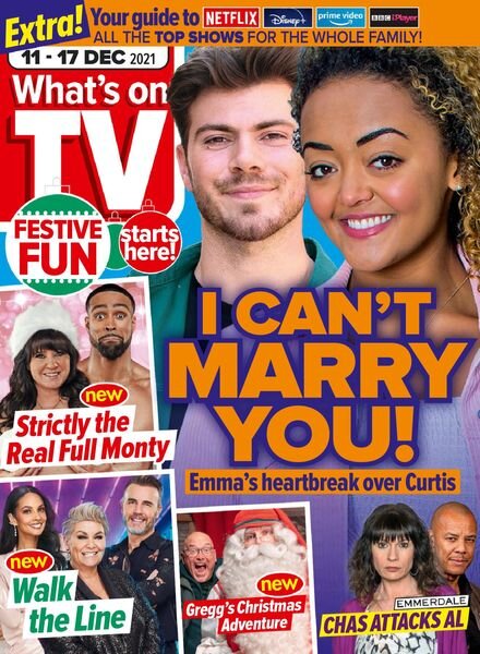 What’s on TV – 11 December 2021 Cover