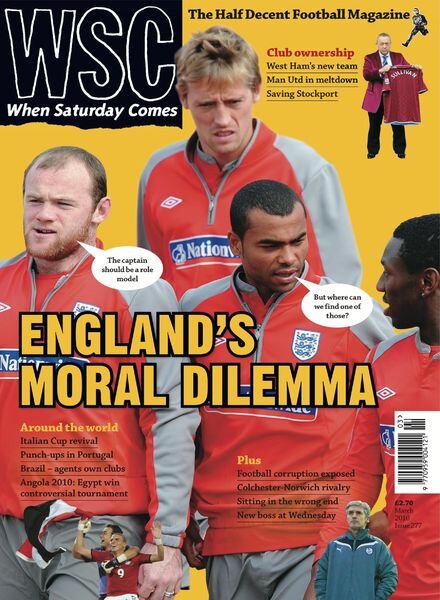 When Saturday Comes – March 2010 Cover