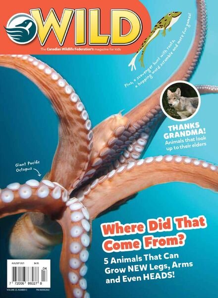 Wild Magazine for Kids – August-September 2021 Cover