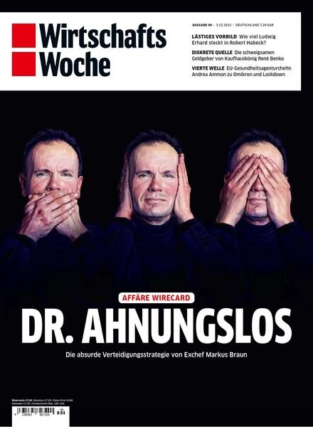 Wirtschaftswoche – 03 Dezember 2021 Cover