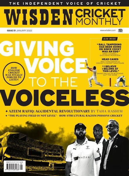Wisden Cricket Monthly – Issue 51 – January 2022 Cover