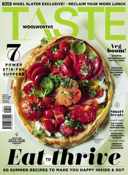 Woolworths Taste – January 2022 Cover