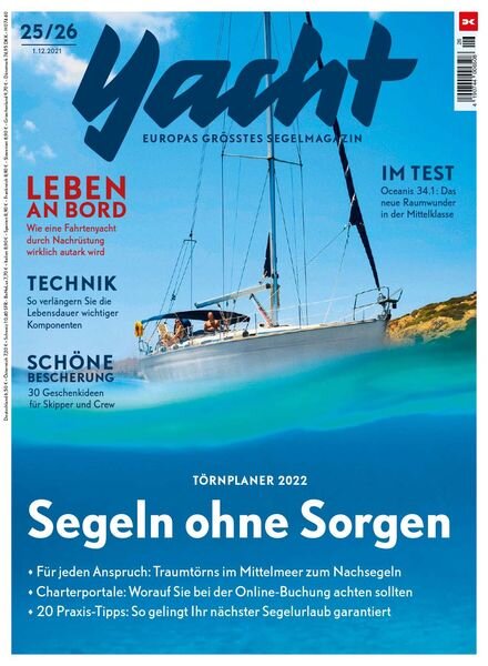 Yacht Germany – Dezember 2021 Cover