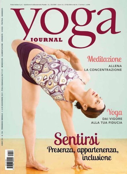 Yoga Journal Italia – Novembre 2021 Cover
