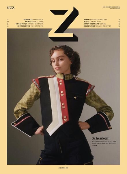 Z die Substanz des Stils – Dezember 2021 Cover
