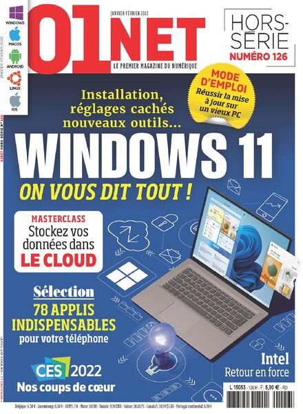 01net – Hors-Serie – janvier-fevrier 2022 Cover