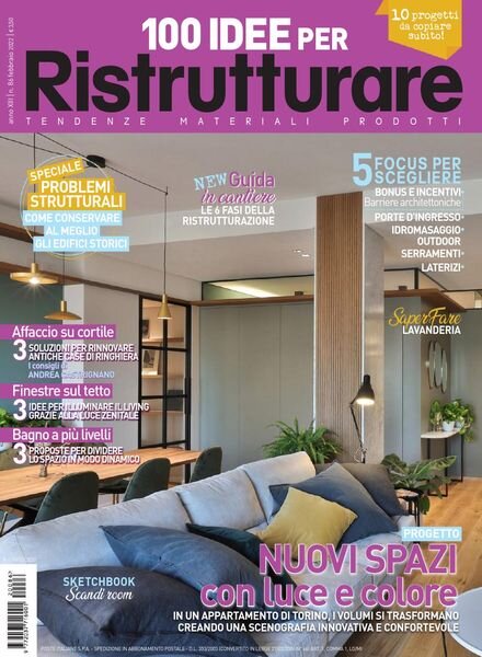 100 Idee per Ristrutturare – febbraio 2022 Cover