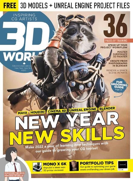 3D World UK – March 2022 Cover