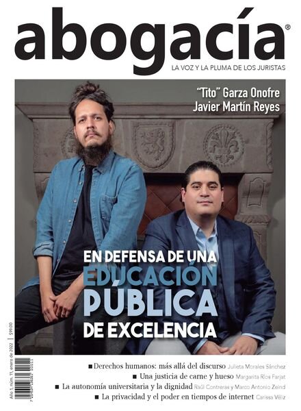 Abogacia – enero 2022 Cover