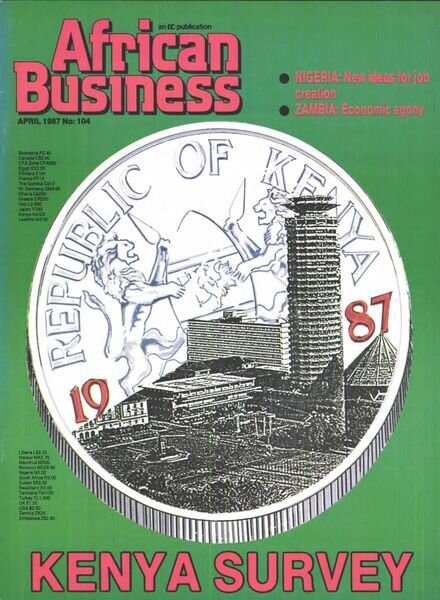 African Business English Edition – April 1987 Cover