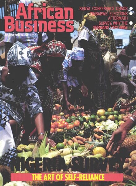 African Business English Edition – August 1985 Cover
