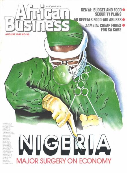 African Business English Edition – August 1986 Cover