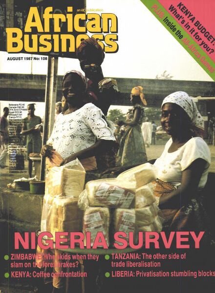 African Business English Edition – August 1987 Cover