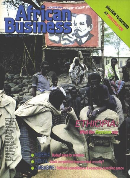 African Business English Edition – February 1988 Cover