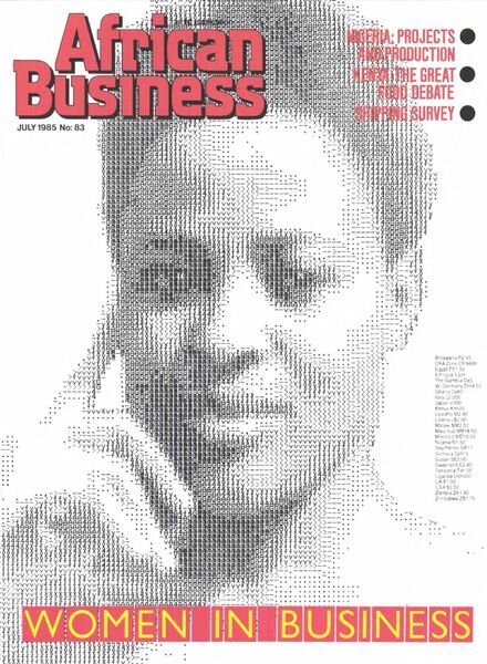 African Business English Edition – July 1985 Cover