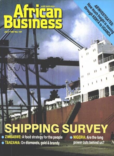 African Business English Edition – July 1987 Cover