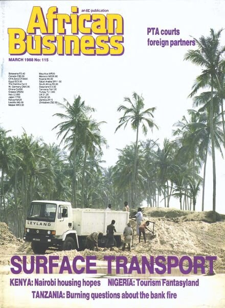 African Business English Edition – March 1988 Cover