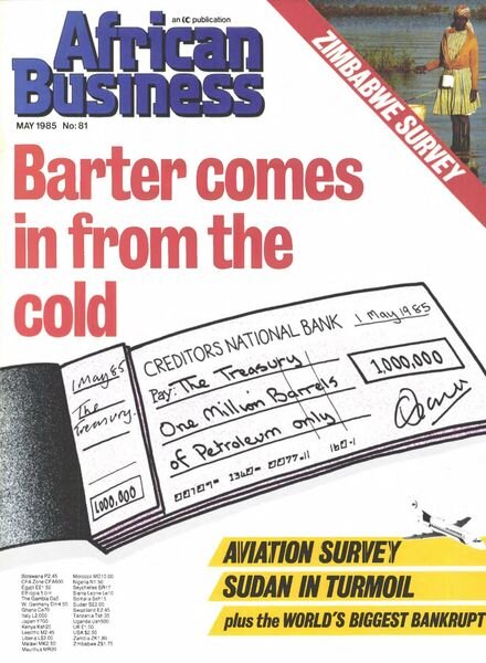 African Business English Edition – May 1985 Cover