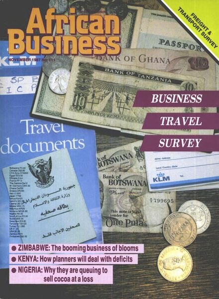 African Business English Edition – November 1987 Cover