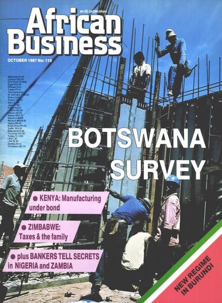 African Business English Edition – October 1987 Cover