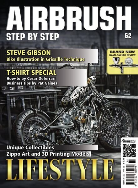 Airbrush Step by Step English Edition – Issue 62 – January 2022 Cover
