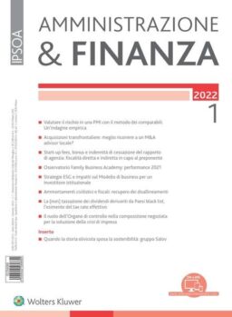 Amministrazione & Finanza – Gennaio 2022