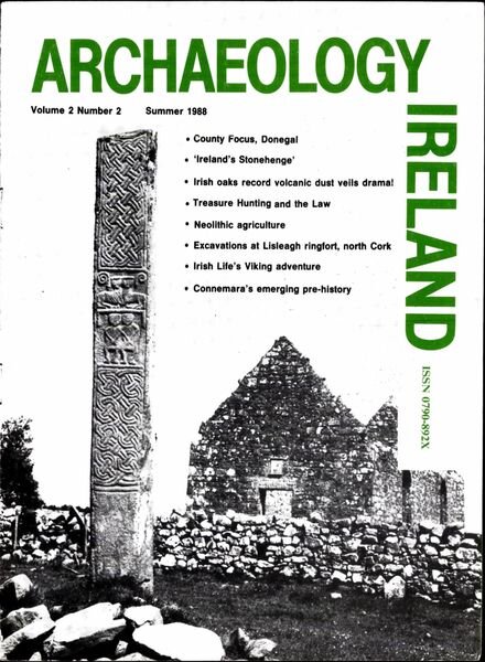 Archaeology Ireland – Summer 1988 Cover