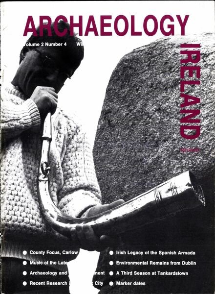 Archaeology Ireland – Winter 1988 Cover