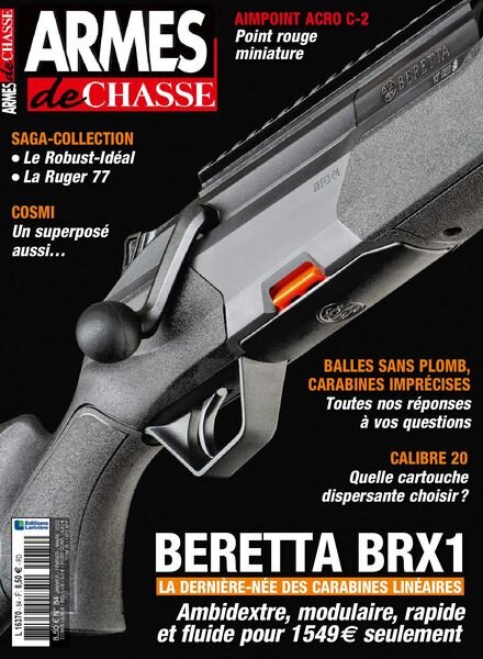 Armes de Chasse – decembre 2021 Cover