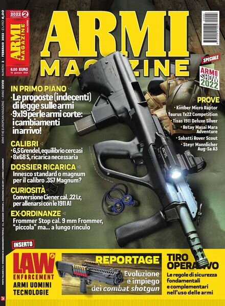 Armi Magazine – Febbraio 2022 Cover