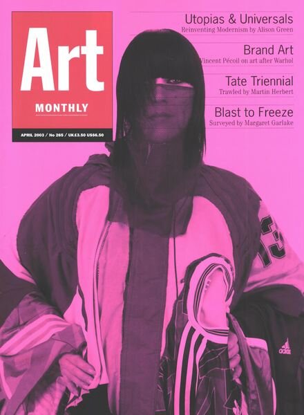 Art Monthly – April 2003 Cover