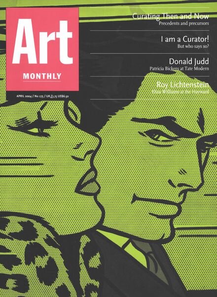 Art Monthly – April 2004 Cover