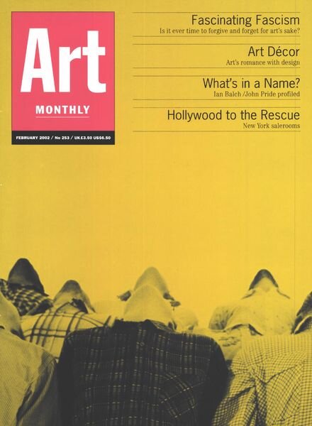 Art Monthly – February 2002 Cover