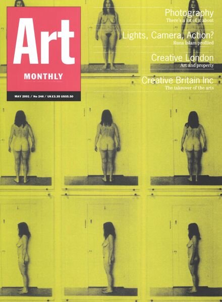 Art Monthly – May 2001 Cover