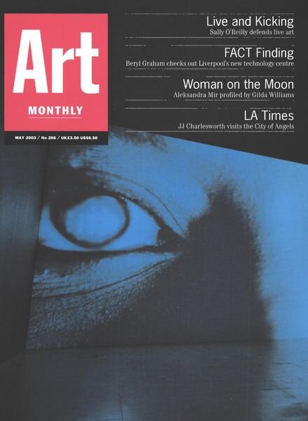 Art Monthly – May 2003 Cover
