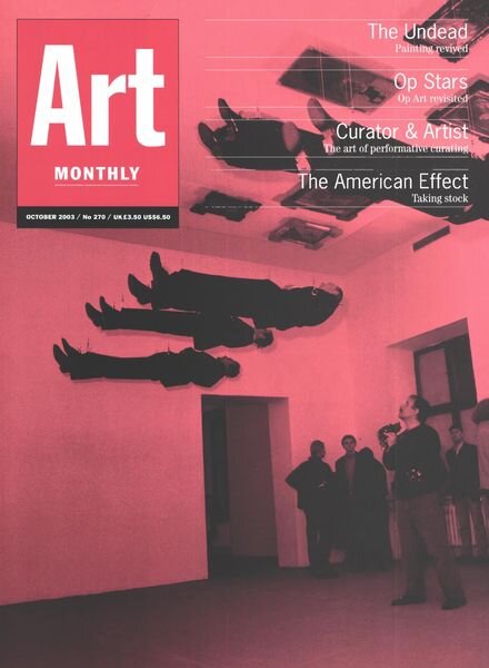 Art Monthly – October 2003 Cover