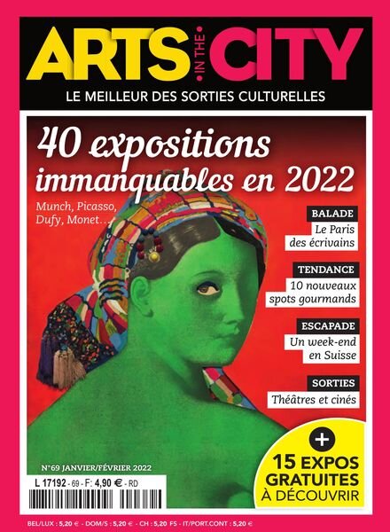 Arts in the City – Janvier-Fevrier 2022 Cover