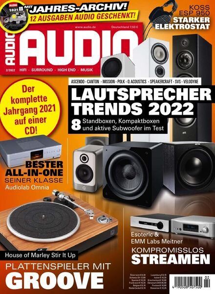 Audio – Februar 2022 Cover