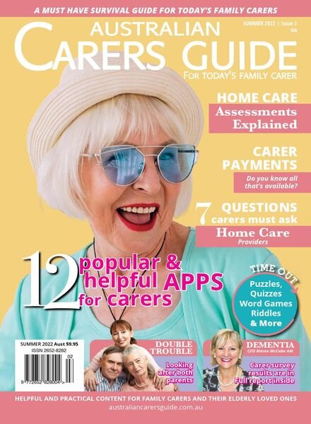 Australian Carers Guide WA – January 2022 Cover