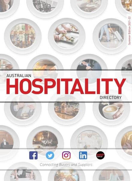 Australian Hospitality Directory – Summer Edition 2021-2022 Cover