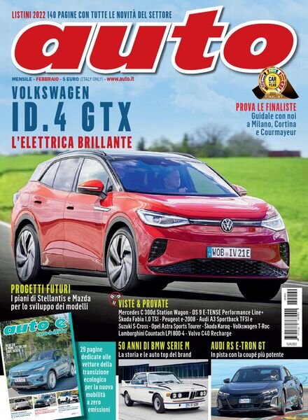 Auto – Febbraio 2022 Cover