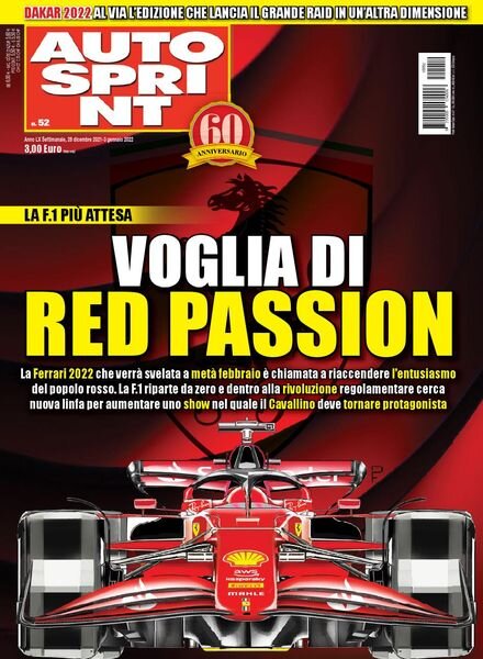 Auto Sprint – 28 Dicembre 2021 Cover