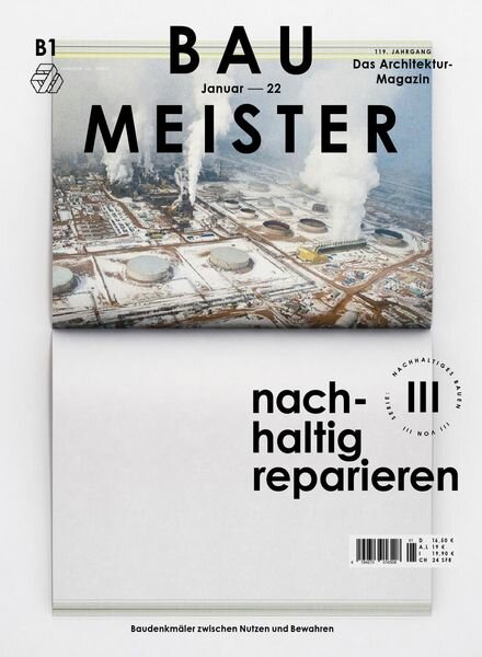 Baumeister – Januar 2022 Cover