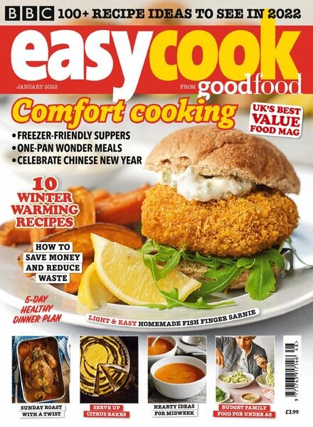 BBC Easy Cook UK – January 2022 Cover
