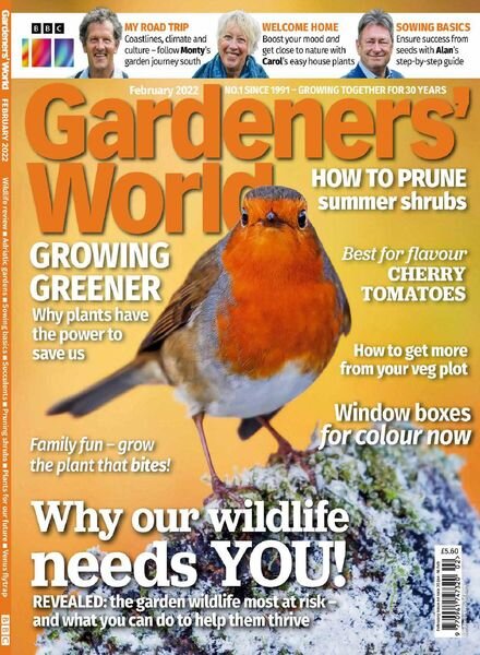 BBC Gardeners’ World – February 2022 Cover